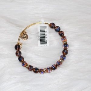 Alex and Ani, Eden EWB Bark beaded adjustable bracelet